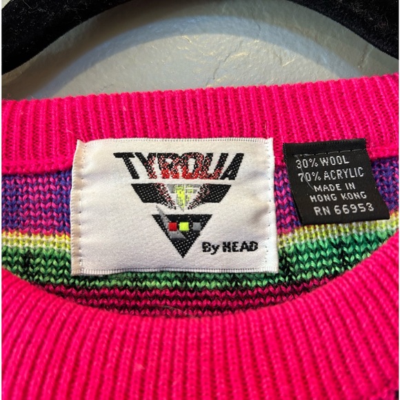 Vintage Tyrolia 80s neon sweater. - Picture 2 of 4